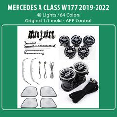 DIGITAL IQ DIQ AMBIENT 8176 A4E (FK) - BENZ A (W177) mod. 2019-2024 (Digital iQ Ambient Light for MERCEDES A W177 mod. 2019-2024 with 40 Lights)