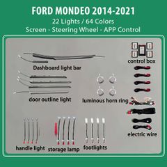 DIGITAL IQ DIQ AMBIENT FORD MONDEO IV mod. 2013-2021 (Digital iQ Ambient Light for Ford Mondeo mod. 2013-2021 with 22 Lights)