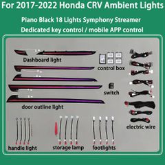 DIGITAL IQ DIQ AMBIENT HONDA CRV V mod. 2017-2022 (Digital iQ Ambient Light for Honda CRV mod. 2017-2022 with 18 Lights)