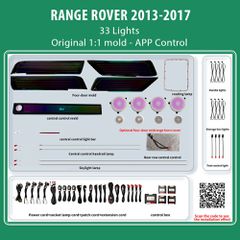 DIGITAL IQ DIQ AMBIENT LR RANGE ROVER (L405) FULL mod. 2013-2017 (Digital iQ Ambient Light for LAND ROVER RANGE ROVER L405 mod. 2013-2017 with 33 Lights)