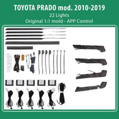 DIGITAL IQ DIQ AMBIENT TOYOTA PRADO (J150) mod. 2010-2019 (Digital iQ Ambient Light for Toyota PRADO mod. 2010-2019 with 22 Lights)