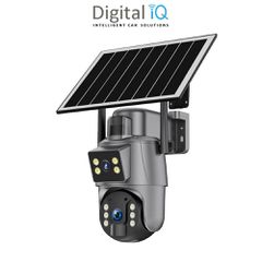 DIGITAL IQ ROBOCAM 4GS22 SECURITY CAMERA (DUAL LENS, PTZ, 4G, SOLAR PANEL)