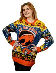 Thundercats Christmas Sweater Size M-thumb-1