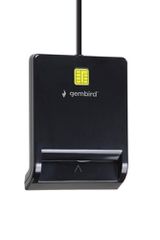 Gembird FD2-SCR USB smart card reader, black-thumb-1