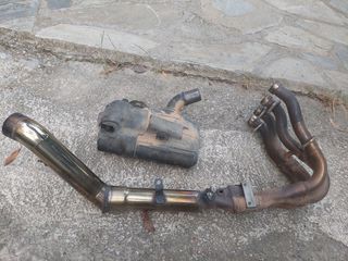 Λαιμοί gsx-r 600 750 k8-k9-l0 με κομμένο καταλύτη.