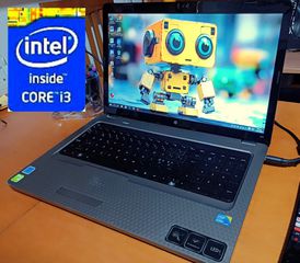 HP G72 με οθόνη 17΄΄ ίντσες, με επεξεργαστή INTEL i3, Windows10 + Office, RAM 4GB/HDD 320GB, Άριστο..