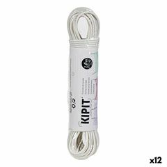 Σχοινί για το Άπλωμα των Ρούχων Λευκό PVC 20 m