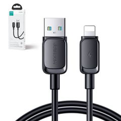Joyroom USB - Καλώδιο δεδομένων Lightning, 2.4A, 480Mb/s, 1.2m Μαύρο (S-AL012A14)