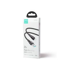 Joyroom USB - Lightning Cable Surpass Series, 2.4A, 1.2m, Μαύρο (S-UL012A11)
