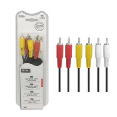 Kαλώδιο RCA - 306A - 3xRCA male/3xRCA male - 1.5m - 096094