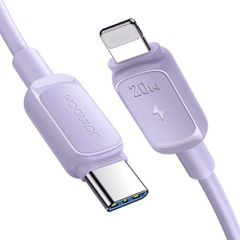 Joyroom Type-C - Καλώδιο Lightning Multi-Color Series A14, 20W, 480mb/s, 1,2m, Purple (S-CL020A11P)