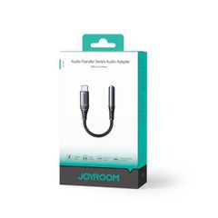 Προσαρμογέας Joyroom DAC Type-C σε Mini Jack 3,5mm, 60W, 0,14m, Μαύρο (SY-C01)