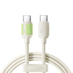 Joyroom Type-C - Type-C Fluorescent Series Cable A53, 60W, 1,2m, Beige (S-A53)