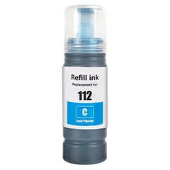 Μελάνι EPSON Συμβατό E112 C C13T06C24A 70ml Σελίδες:6000 Cyan C13T06C14A για L11160, L15150, L15160, L15180, L6460, L6490, L6550, L6570