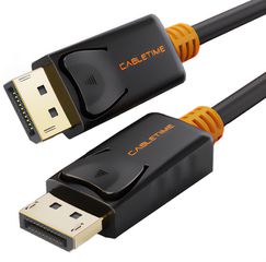 CABLETIME καλώδιο DisplayPort CT-AV585-01G, 4K/60Hz, 1.8m, μαύρο