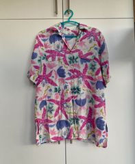 Vintage κοντομάνικο πουκάμισο oversized