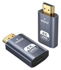 POWERTECH αντάπτορας HDMI σε USB-C CAB-UC104, 4K/60Hz, γκρι