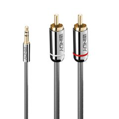 CABLE AUDIO 3.5MM TO PHONO/0.5M 35332 LINDY