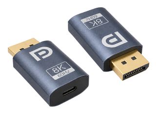POWERTECH αντάπτορας DisplayPort σε USB-C CAB-UC102, 8K/60Hz, γκρι