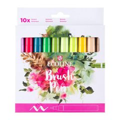 Talens Ecoline Brush Pen Botanic μαρκαδόροι 10 χρώματα