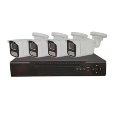 Καταγραφικό δικτύου με 4 κάμερες - CCTV Security Recording System - POE - 08005