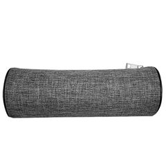Κασετίνα Βαρελάκι Γκρι 22x8cm JustNote 703608 - 6 ΤΕΜ 50-3588