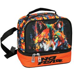 Ισοθερμικό Τσαντάκι Φαγητού no Fear Colored Wolf 21x20x15cm 5lt Gim 348-47220 50-3676