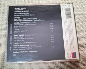 Michael Nyman - Ute Lemper – Songbook CD-thumb-2