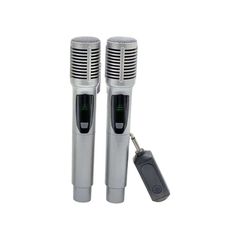 Σετ 2 ασύρματα μικρόφωνα - KMS-903MC - 509038 - Silver