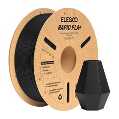 ELEGOO Rapid PLA+ νήμα (Μαύρο)-thumb-1