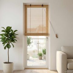 vidaXL Ρόλερ (στόρι) Καφέ 60 x 220 εκ. Μπαμπού