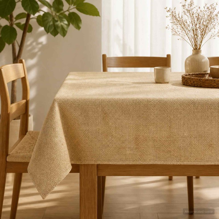 vidaXL Τραβέρσα από γιούτα Φυσικό 140 x 200 cm 100% Γιούτα Τοσσά