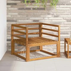 vidaXL Κάθισμα 2 τμχ. Φυσικό 79 x 4 x 73 εκ Στερεό Ξύλο Ακακίας