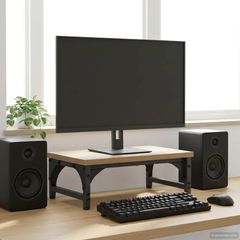 vidaXL Βάση Μόνιτορ Artisan Δρυς 37 x 23 x 14 cm Επεξεργασμένο Ξύλο