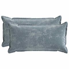 vidaXL Κάλυμμα Μαξιλαριού 2 τμχ. HOUTEN Γαλάζιο 40 x 80 cm