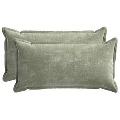 vidaXL Κάλυμμα Μαξιλαριού 2 τμχ. HOUTEN Πράσινο 40 x 80 cm