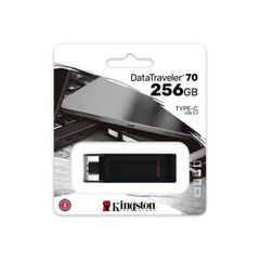Kingston Pendrive 256GB DataTraveler 70 Type-C 3.2 Black EU (DT70/256GB)