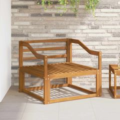 vidaXL Κάθισμα 2 τμχ. Φυσικό 79 x 4 x 73 εκ Στερεό Ξύλο Ακακίας