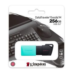 Kingston Pendrive 256GB DataTraveler Exodia M USB 3.2 Μαύρο/Κοκκινί ΕΕ (DTX/256GB)