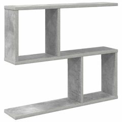 vidaXL Ράφι Τοίχου Γκρι Σκυροδέματος 60 x 12 x 50,5 εκ