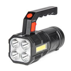 AMIO 03273/AM ΦΑΚΟΣ ΧΕΙΡΟΣ 4LED+1COB 1.200mAh 300lm microUSB ΕΠΑΝΑΦΟΡΤΙΖΟΜΕΝΟΣ - 1 TEM.