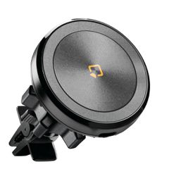 OPTILINE L9180.2 Μαγνητική Βάση Στήριξης Κινητού Mag Wireless Airvent της σειράς για Ίσιους Αεραγωγούς Αυτοκινήτου με δυνατότητα ασύρματης φόρτισης Max Power 15W, 15 μαγνήτες και 2 αυτοκόλλητα, μεταλλ