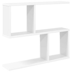 vidaXL Ράφι Τοίχου Λευκό 60 x 12 x 50,5 εκ Επεξεργασμένο Ξύλο