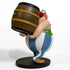 ASTERIX & OBLEIX - Obélix loading a barrel - Statue 25cm-thumb-3