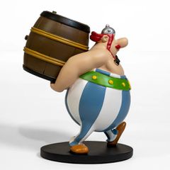 ASTERIX & OBLEIX - Obélix loading a barrel - Statue 25cm-thumb-2