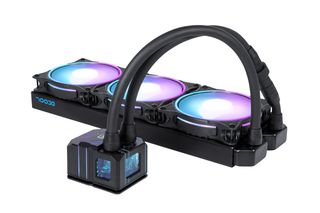 Alphacool Eisbaer Pro Aurora 360 Processor All-in-one liquid cooler 12 cm Black, White 1 pc(s)-thumb-2