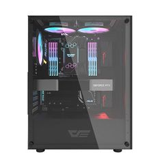 Darkflash Κουτί Υπολογιστή DK100 (Mαύρο)-thumb-3
