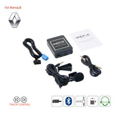 WEFA WF.606.RENAULT Interface Aux/Usb/Usb Charger/Bluetooth για εργοστασιακές πηγές Renault