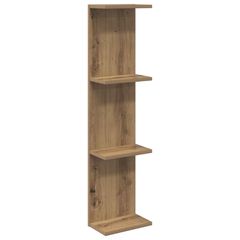 vidaXL Ράφι Τοίχου Artisan Δρυς 25 x 15 x 100 εκ Επεξεργασμένο Ξύλο