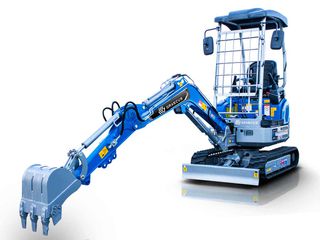 Εκσκαφάκι (διαβολάκι) Kubota 2026 Μίνι τσαπάκι 1.7T, Kubota Diesel, με περιστροφή στην μπούμα,-thumb-4